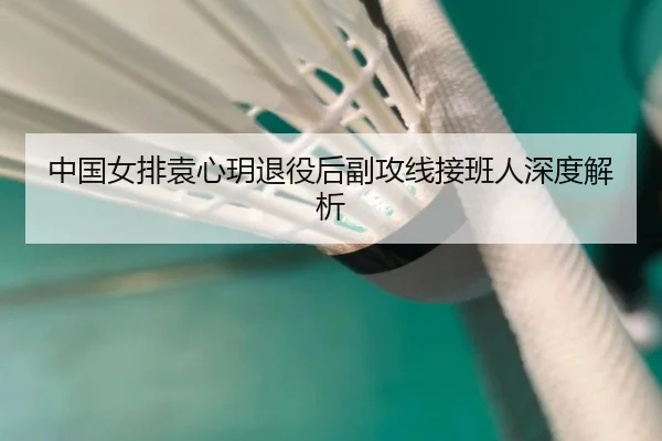 中国女排袁心玥退役后副攻线接班人深度解析